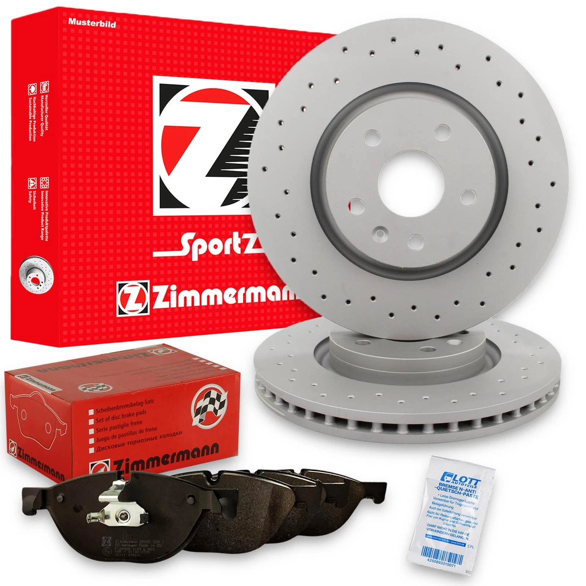 Найкращі гальмівні диски і колодки Zimmermann для AUDI A4 (8W2, 8WC, B9)